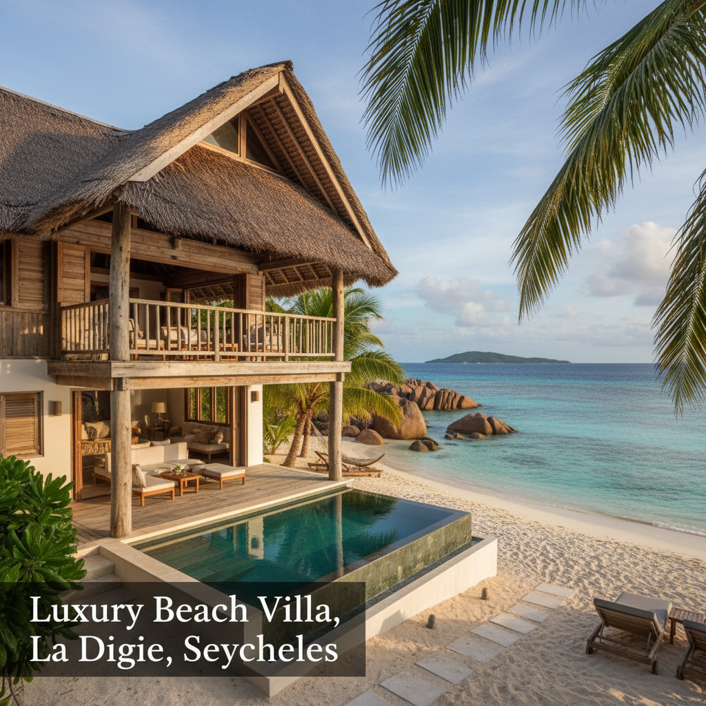 thumbnail image of Luxury Beach Villa Guest House, La Digue, Seychelles